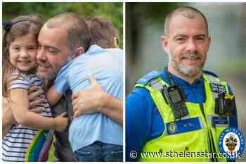 'Unsung hero' officer reunites with family after isolating during pandemic - St Helens Star
