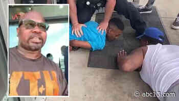 Man de-escalates SE Houston arrest and helps calm suspect down: 'I don't want you to get hurt' - KTRK-TV