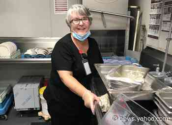 Coronavirus kept them apart for 114 days. So she took a dishwashing job to see her husband