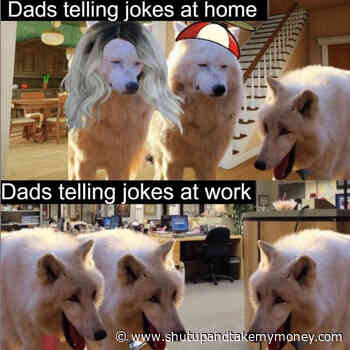 Dads Telling Jokes At Home Vs Telling Jokes At Home – Meme