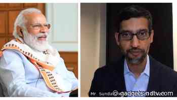 PM Narendra Modi, Google's Sundar Pichai Discuss How Tech Can Transform Lives of Indians