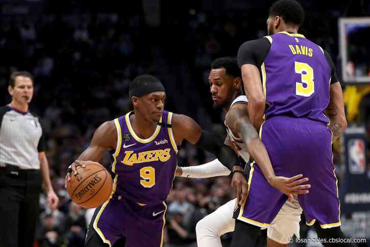 Report: Lakers Guard Rajon Rondo Breaks Thumb, Out 6-8 Weeks