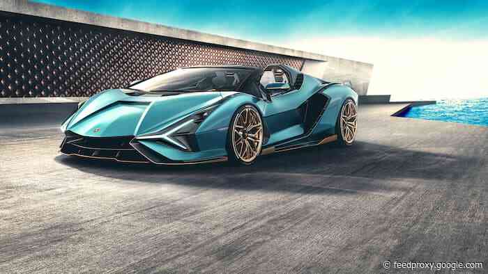 Lamborghini Sián Roadster shown off on video again