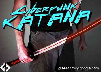 Designing and forging a glowing Katana sword from scratch