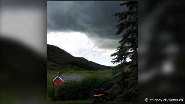 Recapping Sunday's tornado, funnel clouds and hail, and cooler passage expected today!