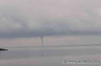 Check out this funnel cloud spotted over Lake Nipissing on Friday