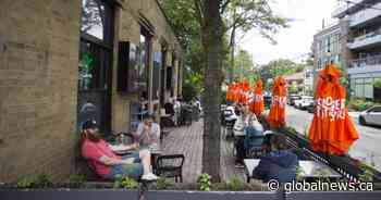 Coronavirus: Toronto to hold lane-closure blitz to increase patio space for restaurants, bars - Globalnews.ca