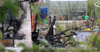 Arson investigation launched as pictures show aftermath of Wallsend fire