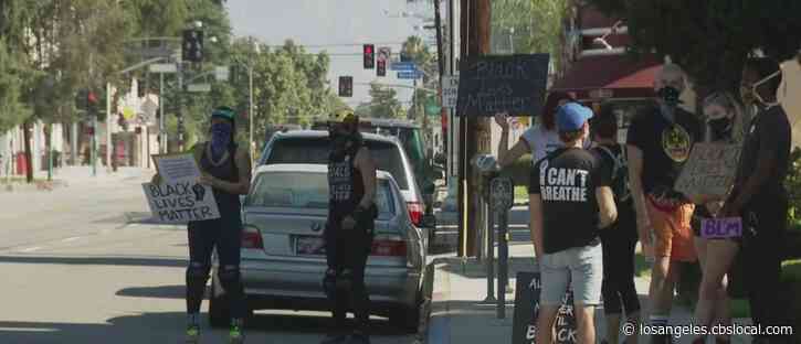 BLM Holds Protest At North Hollywood Church Where Black Woman Was Harassed