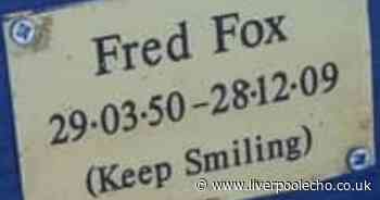 Funny note left on memorial bench for 'gentle giant' dad