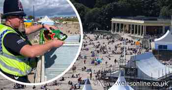 Teens escorted off Barry Island beach and alcohol seized by police