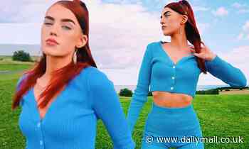 Ronan Keating's model daughter Missy, 19, wears teal two-piece