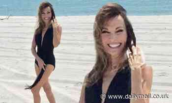Susan Lucci, 73, wears designer swimsuit on day at the beach