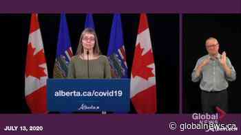 Hinshaw responds to large crowds at Alberta beaches over the last week