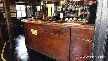 Pub installs electric fence to keep customers at safe distance