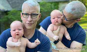 Anderson Cooper posts adorable new snaps of his baby son Wyatt at 10-weeks-old