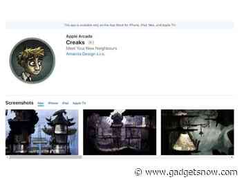 Apple adds puzzle adventure game Creaks to Arcade - Gadgets Now