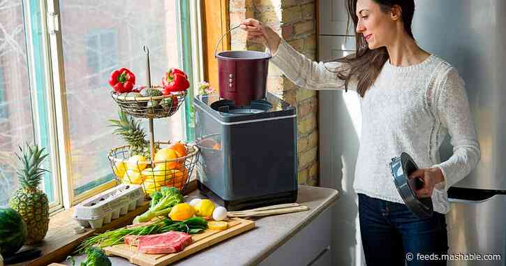 This Vitamix composter turns food scraps into fertilizer on your countertop