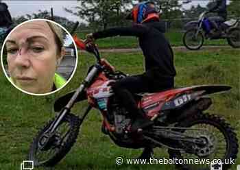 Gran, 56, left with black eye after confronting off-road bikers