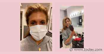 Hoda shares updated look at her morning routine in TODAY studio