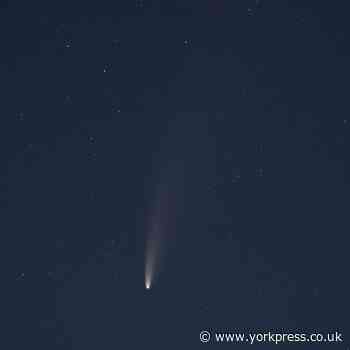 Comet Neowise spotted in night sky over York