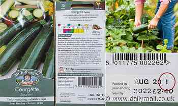 Mr Fothergill's recalls courgette seeds containing unusually high levels of poisonous compounds