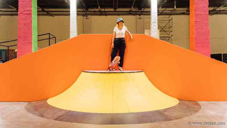 Yinka Ilori creates "joy and excitement" with colourful skate park in Lille