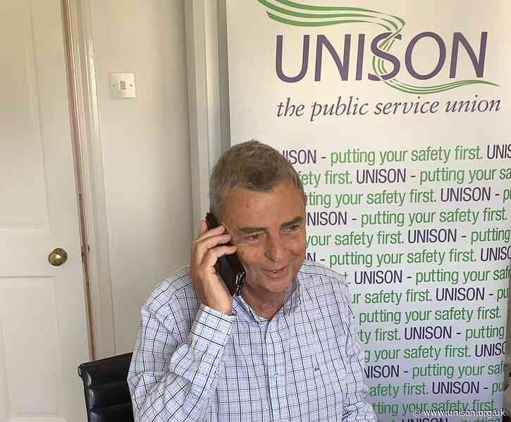 UNISON reports 40,000 calls to members during lockdown