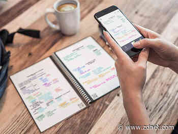 This smart reusable notebook instantly transports your notes to the cloud