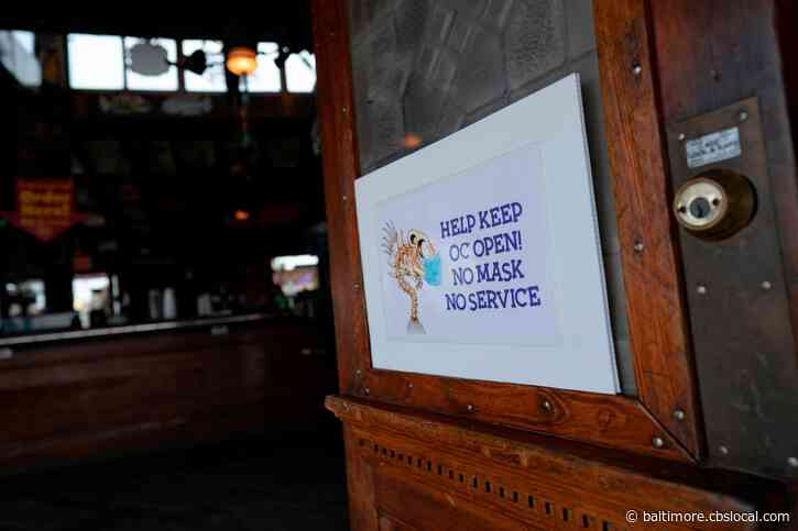 Coronavirus In Maryland: Gov. Hogan Implores Local Leaders To Enforce Social Distancing, Mask Wearing At Bars, Restaurants