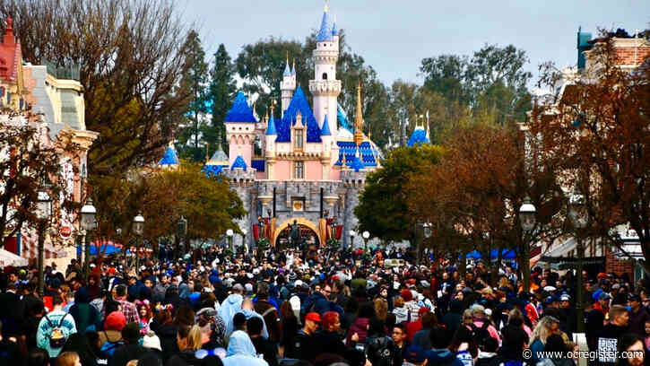 How many people will Disneyland admit with reduced capacity?