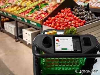 Amazon develops smart shopping cart for cashierless checkout