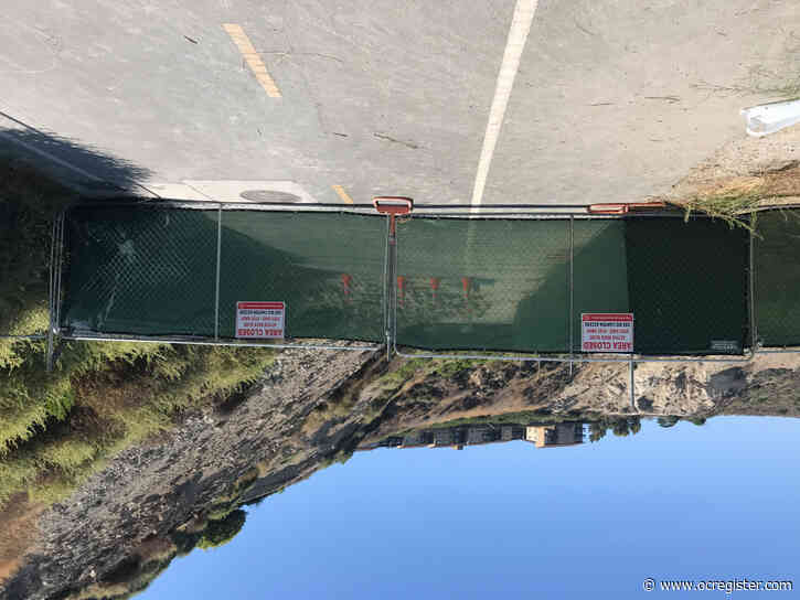 Popular Back Bay Drive along Upper Newport Bay closed following rock slide