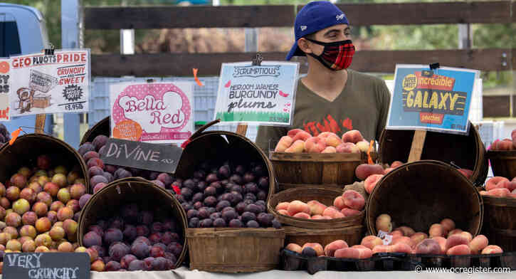 Farmers’ market reopening in Irvine