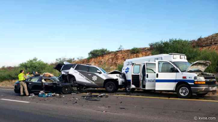 Califonia man investigated for DUI after allegedly hitting patrol vehicle near Benson