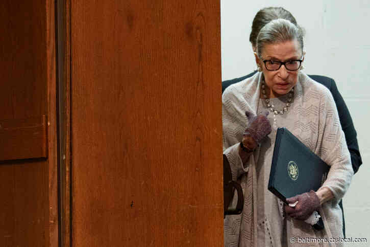Supreme Court Justice Ruth Bader Ginsburg Hospitalized At Johns Hopkins For Possible Infection