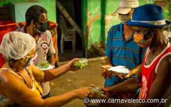 Lins Imperial e Infantes do Lins distribuem quentinhas para moradores de rua da região do Méier - Carnavalesco