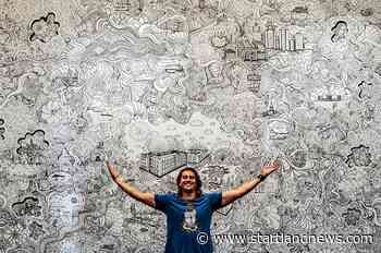 A doodle a day: Entrepreneur maps lucrative ambitions beyond 'popping' new OP mural - Startland News
