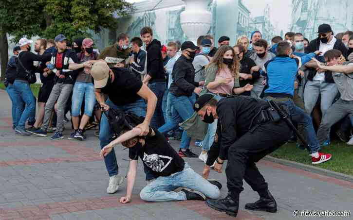 Violent clashes in Belarus after President Lukashenko's rivals are blocked from standing in election