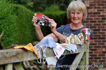Grappenhall woman raises thousands for charity by sewing face masks in lockdown