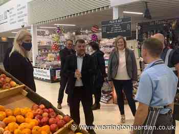 Conservative Party co-chair visits town's new £11m market - Warrington Guardian