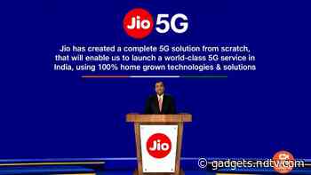 Jio 5G Solution Announced, Testing to Start in India as Soon as Spectrum Is Available