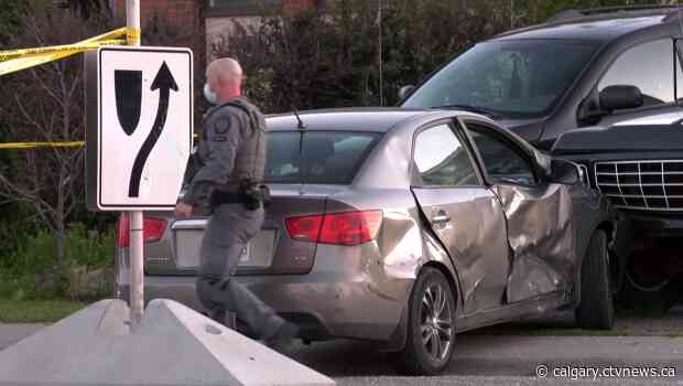 Forest Lawn crash sends motorcyclist and passenger to hospital