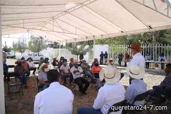 Entrega SEDEA apoyos de forraje y agua en Tequisquiapan - Querétaro 24-7