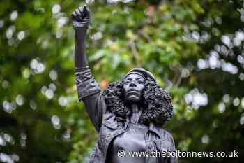 Edward Colston statue replaced in Bristol by sculpture of Black Lives Matter protester