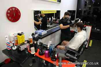 Barber opens at midnight to thank customers for lockdown support - St Helens Star