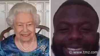 Queen Elizabeth Busts Out Rare Royal Laugh During Chat with Jamaican Bobsledder!