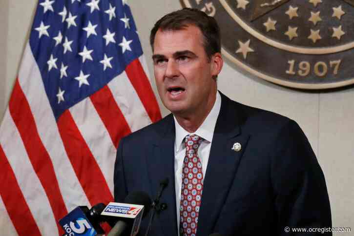 Oklahoma’s governor says he has tested positive for COVID-19