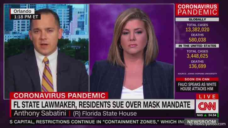 CNN Anchor Rips GOP Lawmaker Suing Over Mask Mandates: ‘You’re Not a Doctor’