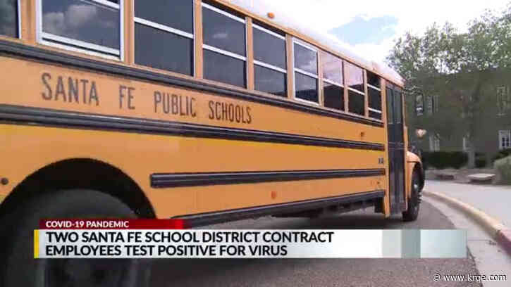 2 Santa Fe School District contract employees test positive for coronavirus